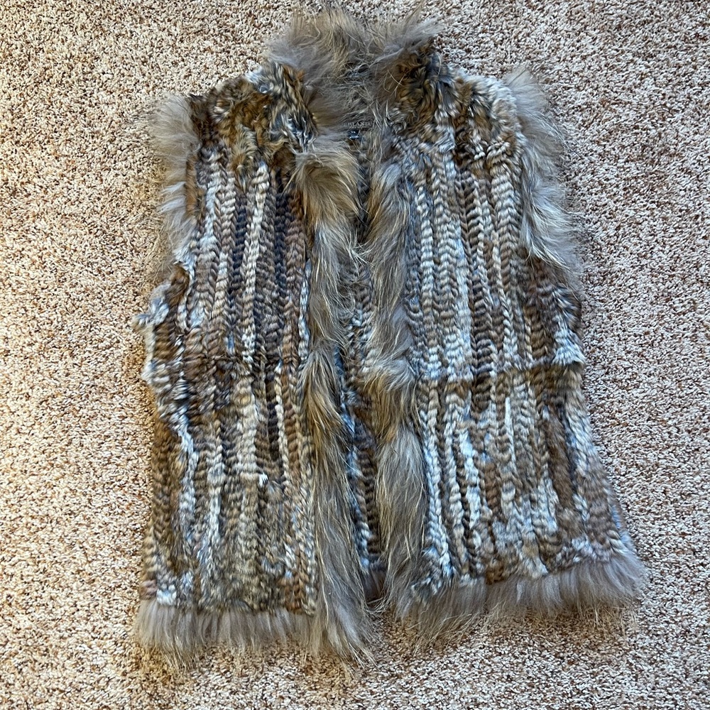 Women's real Fur Vest